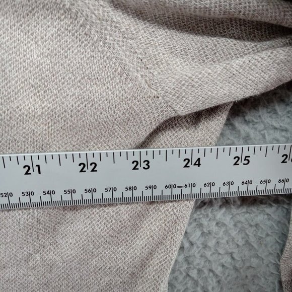 Banana Republic Sweater Mens XXL Beige Brown Colorblock Silk‎ Cotton Cashmere - Picture 4 of 5